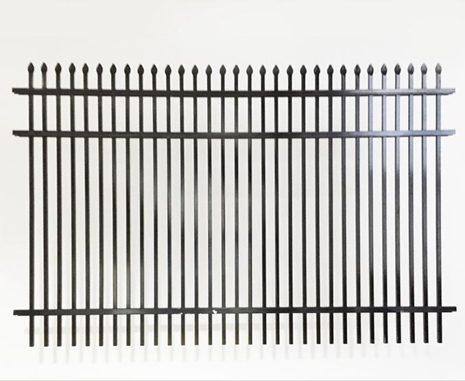 spear top aluminum fence panel for pets and small children