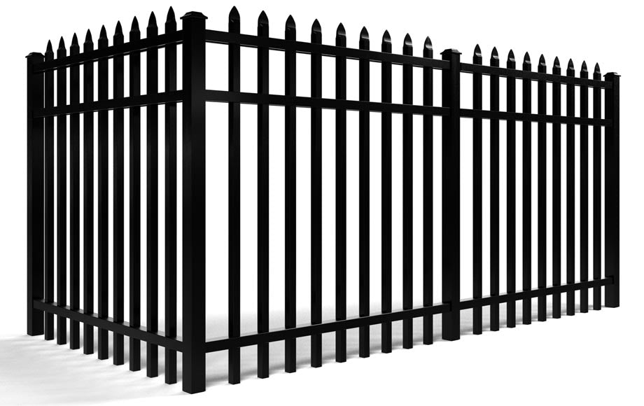 3-rail Spear Top Aluminum Fencing - Shop Online