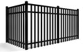 3-rail Smooth Top Aluminum Fencing - Shop Online