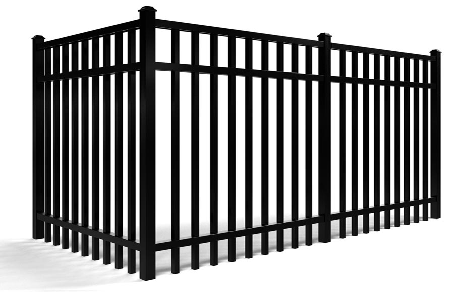 3-rail Smooth Top Aluminum Fencing - Shop Online